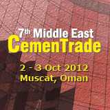 7th Middle East Cementrade
2-3 Oct, 2012 - Muscat